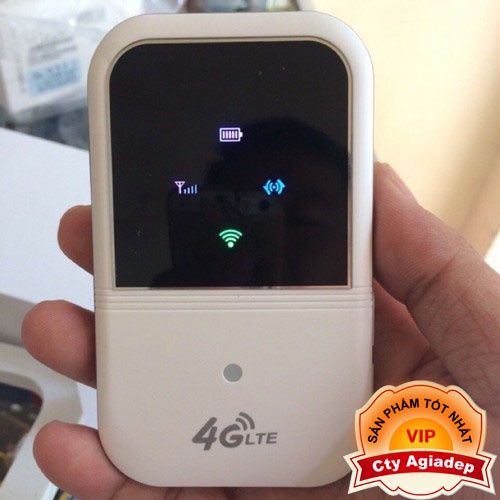 Bộ phát sóng wifi 4G từ sim- Cục phát wifi mini cầm tay -Phát wifi 4G AGD LTE Hàng hiệu ,tốc độ cực cao 150 Mbps