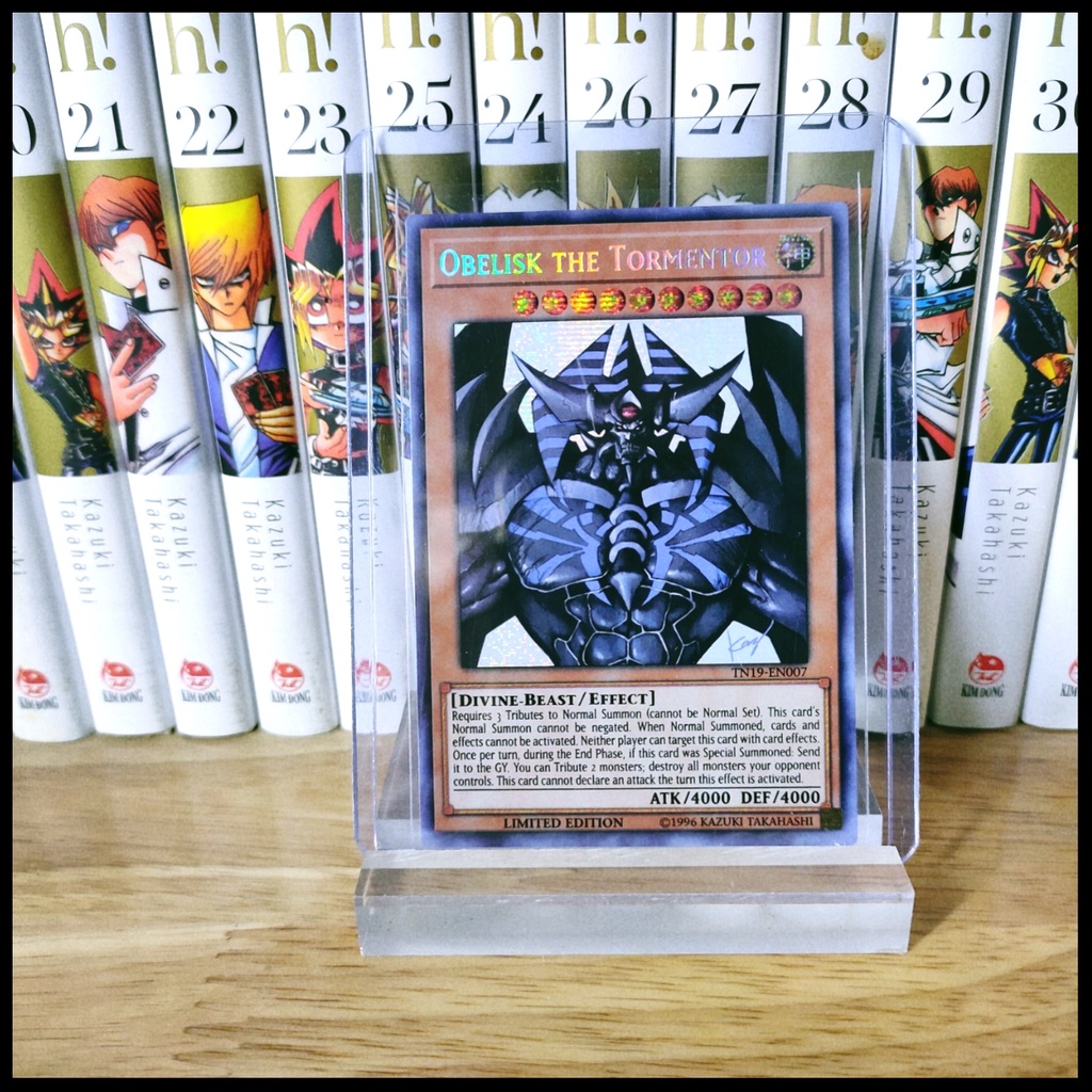 Thẻ bài yugioh chính hãng Obelisk the Tormentor  – Prismatic Secret Rare