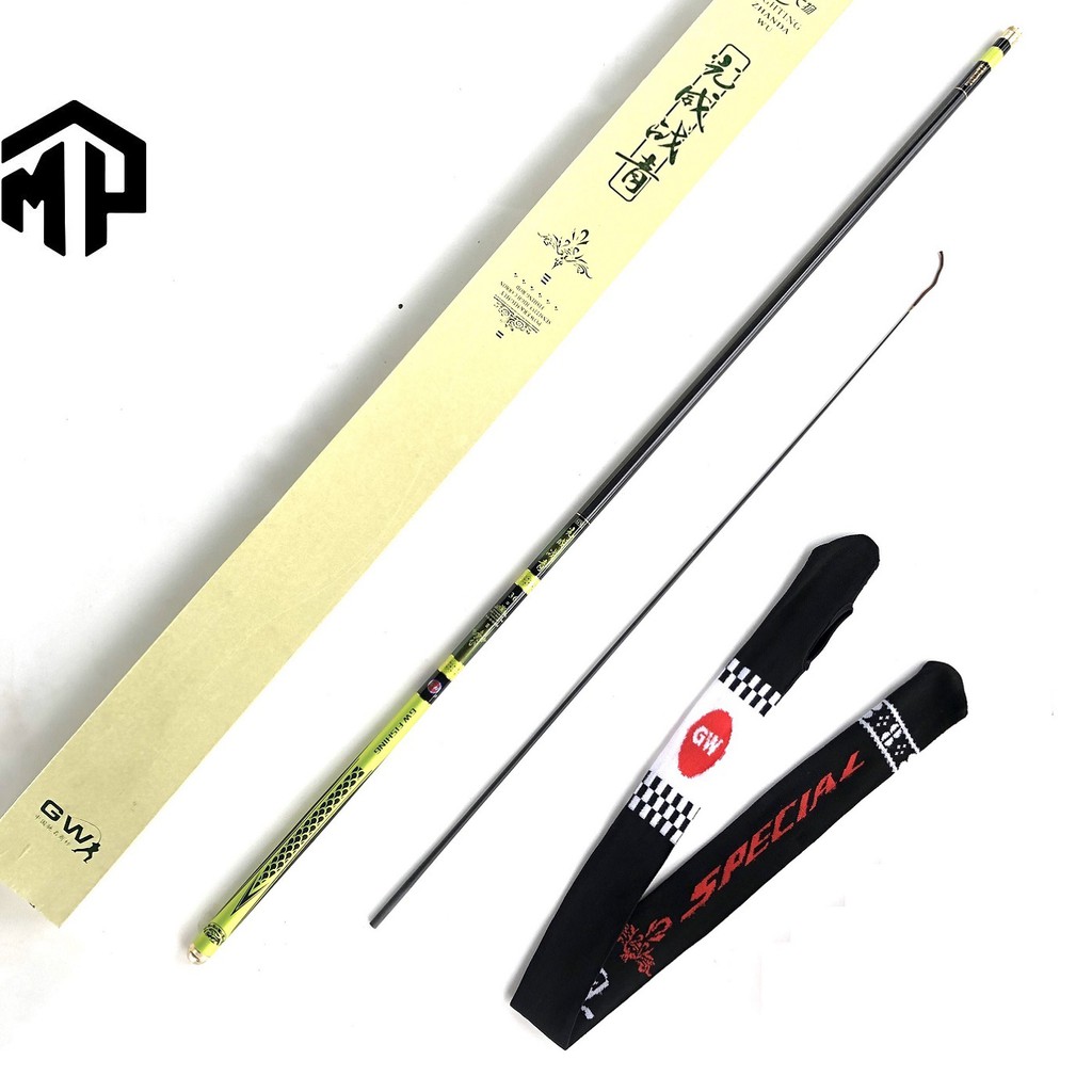 Cần câu tay GW 6H FISHING , tặng kèm đọt cần , 3m6 - 4m5 - 5m4 - 6m3 VR hàng chuẩn y hìnhg