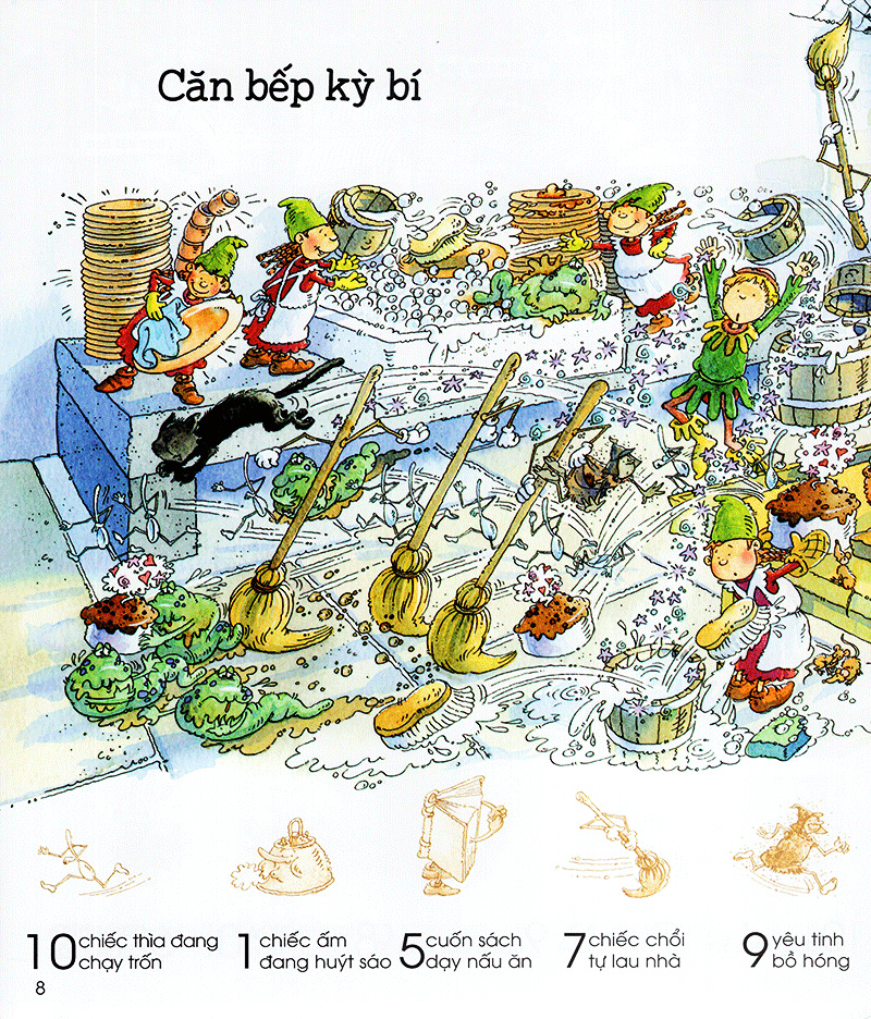 Sách 1001 Miếng Dán Hình Vui Nhộn - Phép Thuật Diệu Kỳ