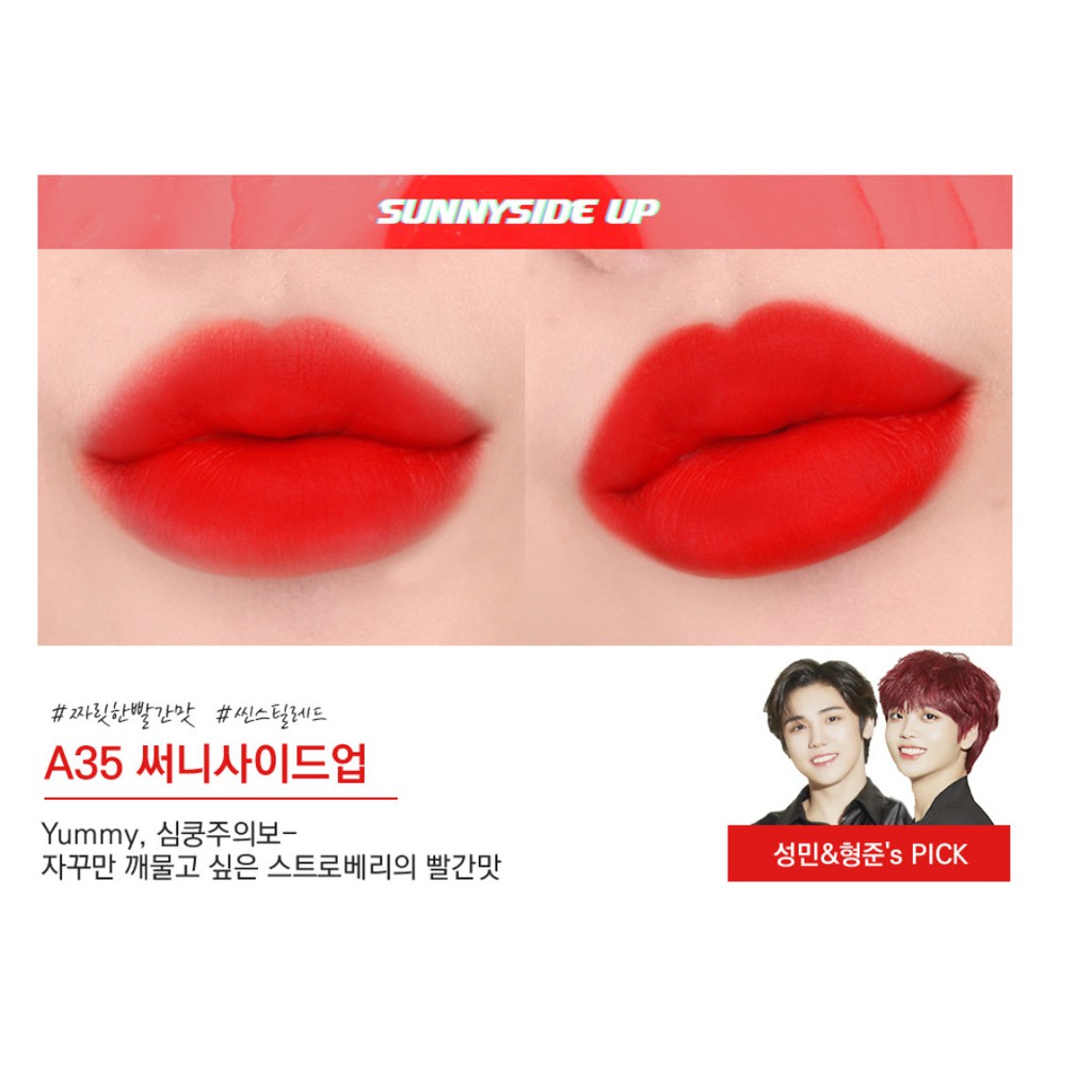 Son kem lì Black rouge Air Fit Velvet Tint | Thế Giới Skin Care