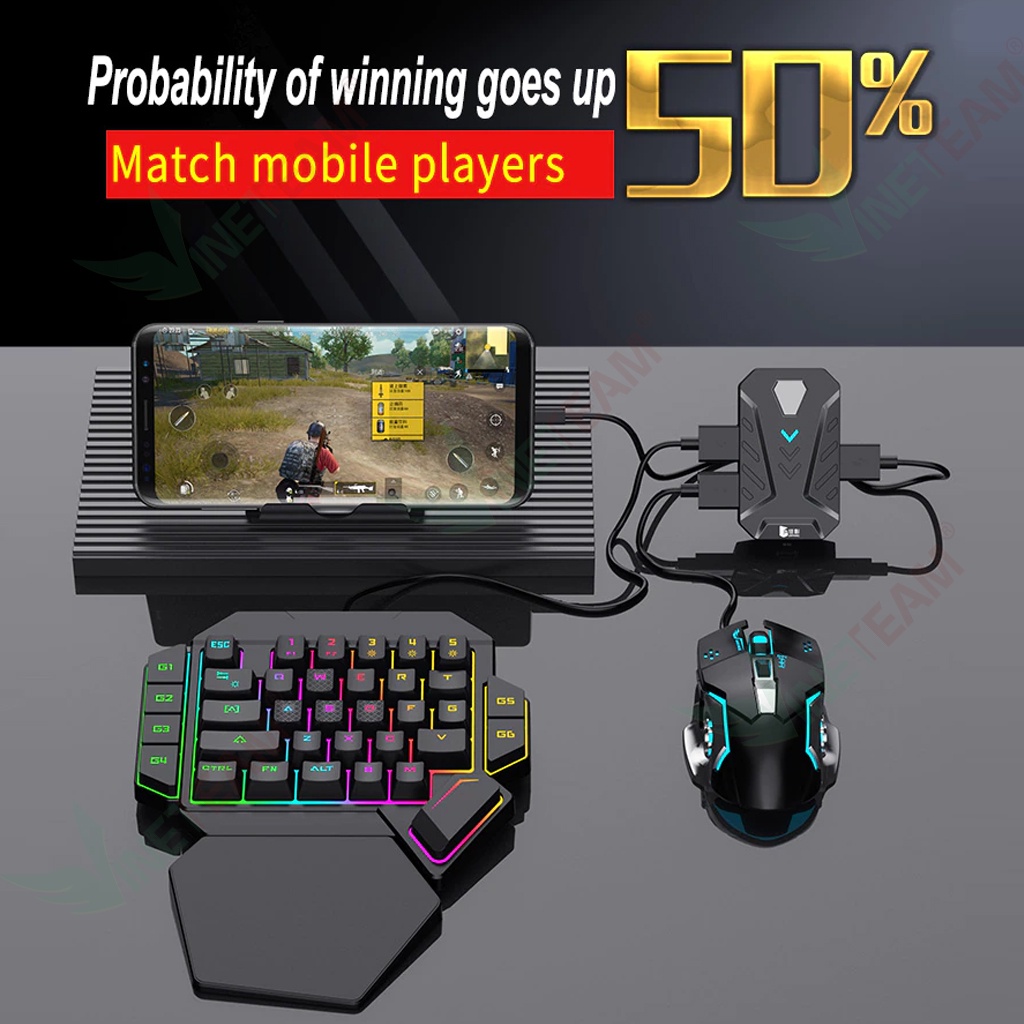 GMix Pro Bộ chuyển đổi thông minh chơi PUBG Mobile, Free Fire dc4120