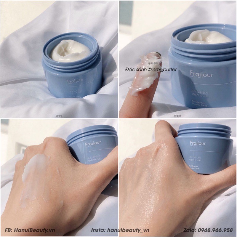 Kem dưỡng ẩm FRAIJOUR dưỡng sáng da Pro Moisture Intensive Cream chiết xuất từ sữa gạo lên men