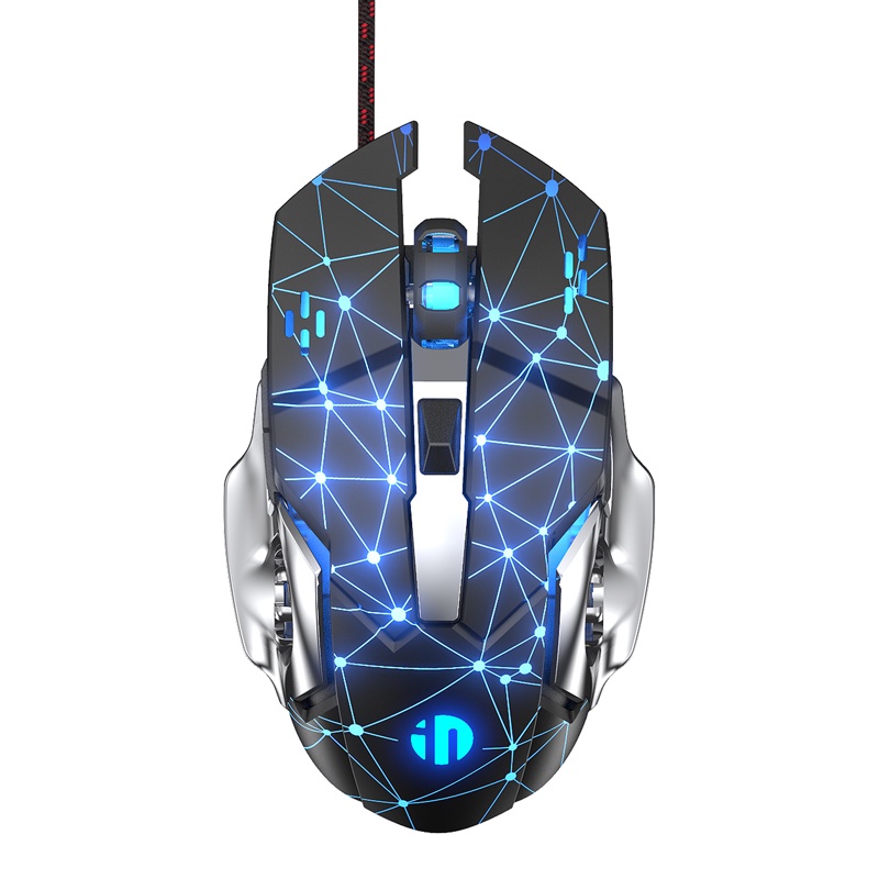 Anh Fick W20 kim loại chuột chơi game cơ có dây macro chuyên dụng máy tính văn phòng home im lặng ăn gà cf qua dòng lửa