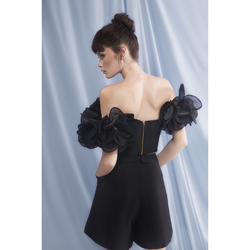 Quần short cạp cao -  Follose High Waisted Shorts - Achelois