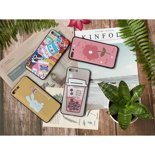 Ốp lưng iPhone viền đen - dành cho iPhone 7Plus/8Plus (nhiều mẫu)