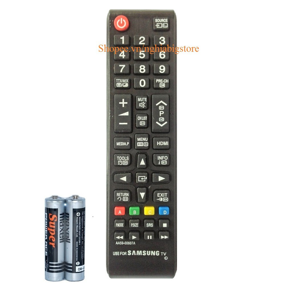 Remote Điều Khiển TV LCD, TV LED SAMSUNG AA59-00607A - NowShip, Grab Tp.HCM