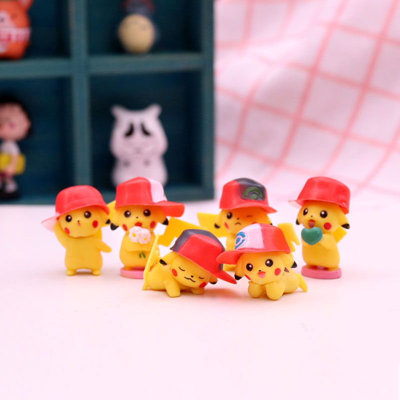 Set 6 Mô Hình Đồ Chơi Pokemon Mini Xinh Xắn