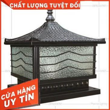 Đèn trụ cổng: Đèn ngoài trời D250 mái ngói nhiều mẫu HB6040