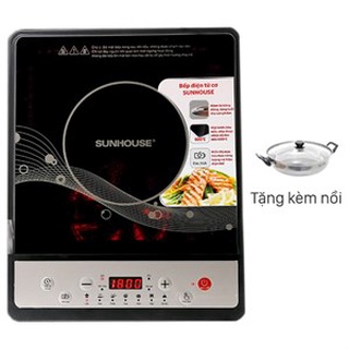 Bếp từ sunhouse shd6149- điều khiển cơ-tặng kèm nồi lẩu-hàng chính hãng,bếp điện tốt ,đẹp,giá rẻ, bảo hành 12 tháng
