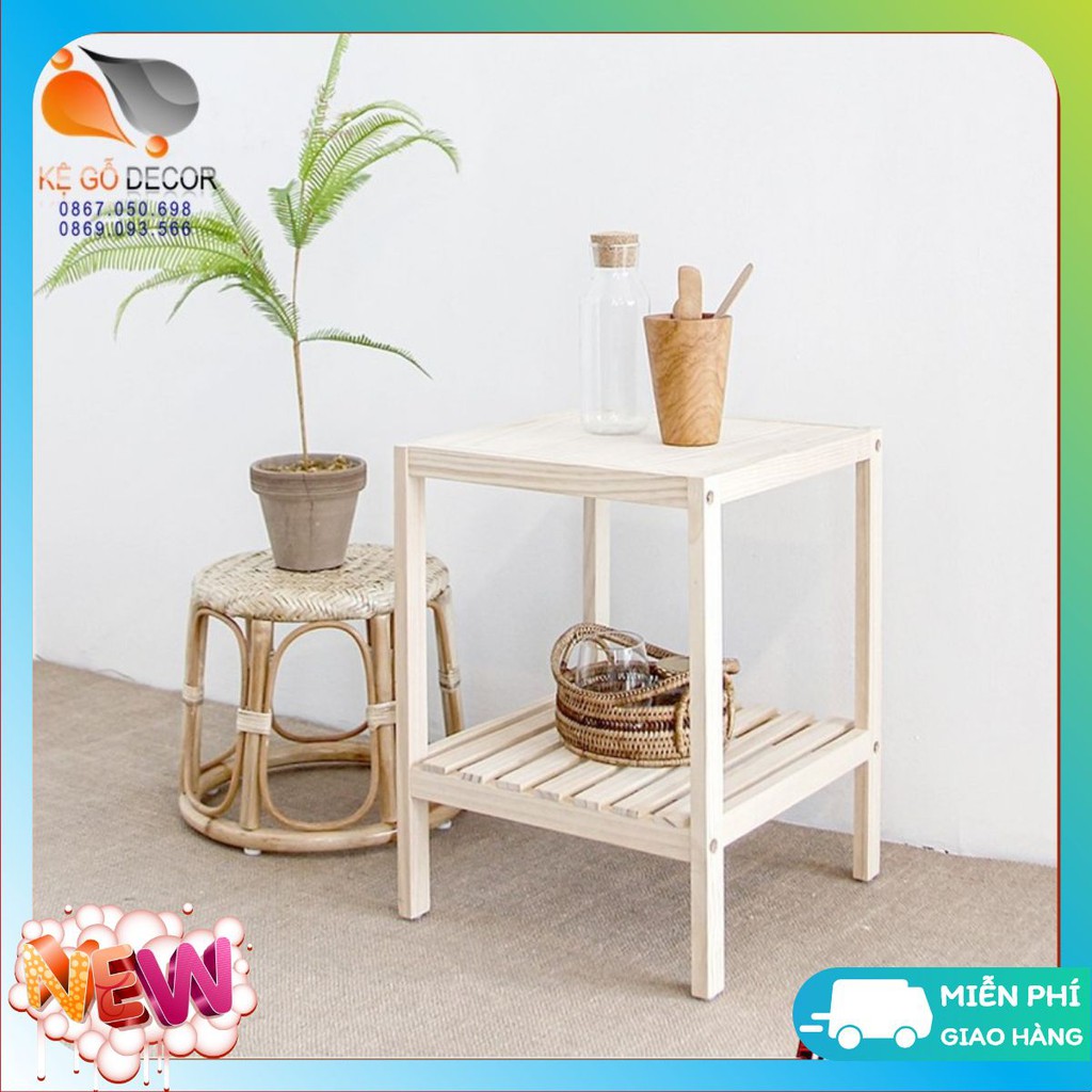 Kệ Trang Trí, Kệ Giày Đa Năng 2 Tầng Gỗ Xuất Khẩu Chất Lượng Cao