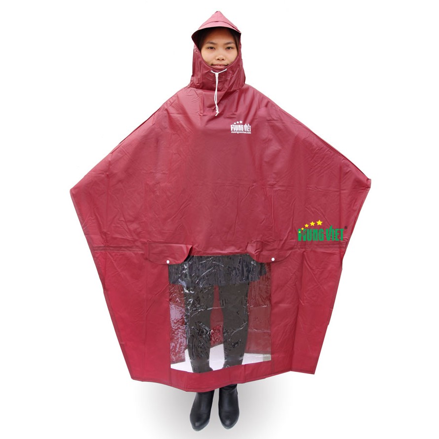 Áo mưa cánh dơi PVC Hưng Việt chống thấm tuyệt đối