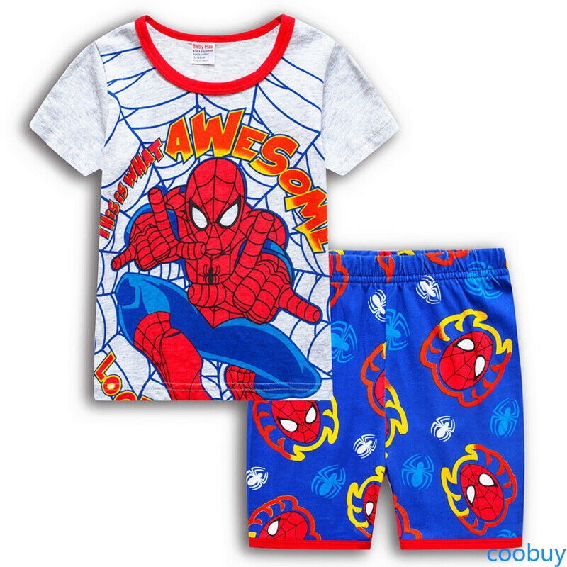 Set đồ ngủ tay ngắn cá tính dành cho bé trai