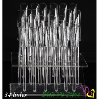 Khay mica đỡ móng 32ô (tặng kèm cây móng)