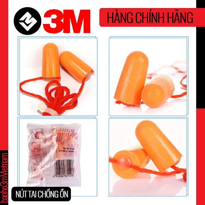 3M1110 - Nút tai chống ồn chất liệu bọt biển