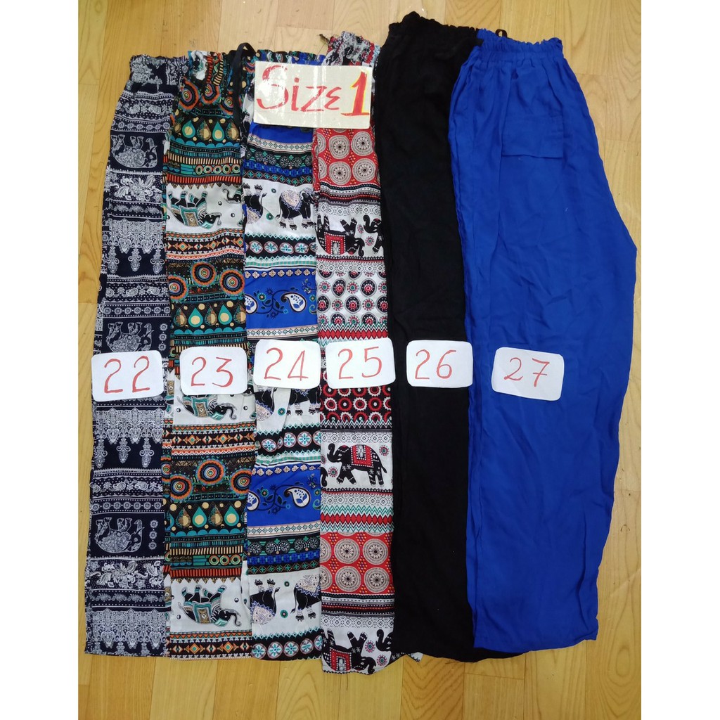 Quần lanh dài KHÔNG bo ống, size 40-58kg [nhiều màu, được chọn màu] | BigBuy360 - bigbuy360.vn