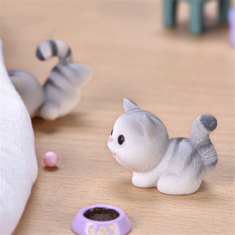 Mô hình chú mèo trang trí nội thất xinh xắn