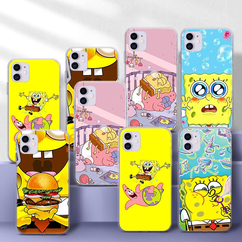 Ốp Điện Thoại Dẻo Họa Tiết Spongebob Cho OPPO A55 A54 A94 F19 PRO A94 A95 F19 PRO PLUS Reno 5 Lite 5F 5Z 6Z 5G 5 101C