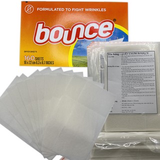 [ Tách lẻ ] Giấy thơm quần áo Bounce Mỹ 10 tờ - 30 tờ - 50 tờ