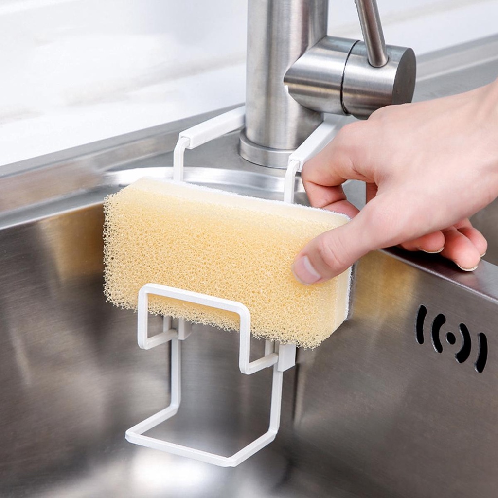 Giá Đỡ Bọt Biển Rửa Chén / Xà Phòng Bằng Kim Loại Tiện Dụng