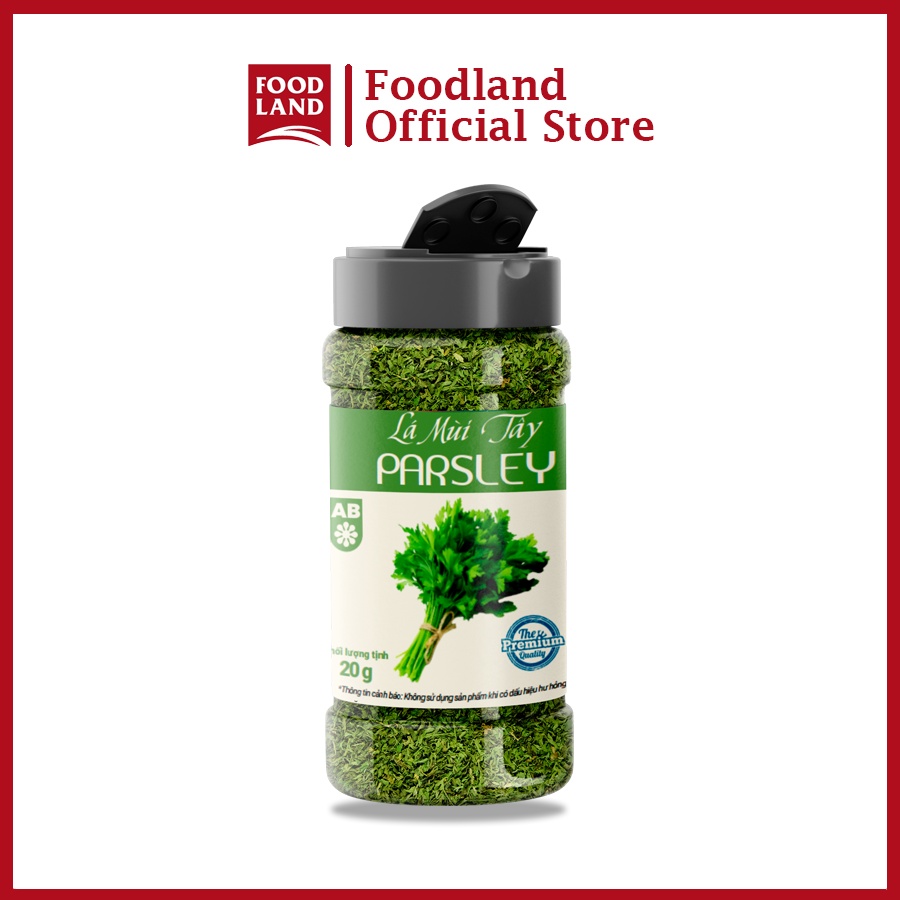 Lá mùi tây (Parsley) AB - 20G - gia vị chế biến món ăn Âu, Á - Foodland