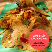 Cơm cháy lắc khô gà lá chanh