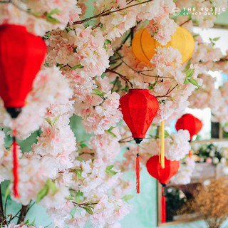 Cành đào giả loại lớn [Hình thật]