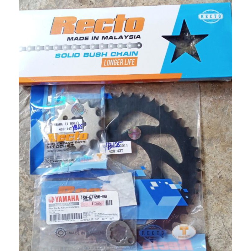 Nhông sên dĩa Recto yamaha YB125