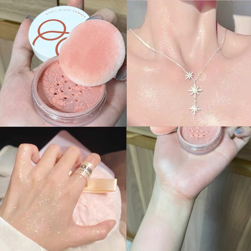 Phấn Má Hồng Ouoii 6 Màu Ngọt Ngào Dành Cho Học Sinh