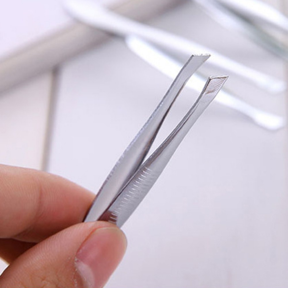 Nhíp nhổ lông mày tóc bạc lông nách bằng thép không gỉ chất lượng cao