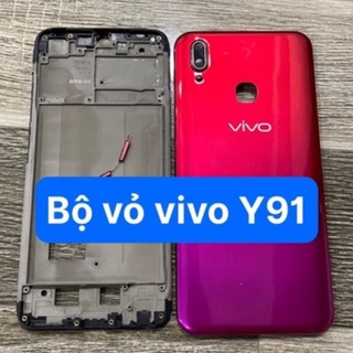 bộ xương vỏ vivo Y91 ,kèm khay sim,phím