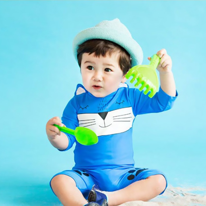 Bộ Đồ Bơi Tay Dài Chống Nắng Cho Bé 1-3 Tuổi