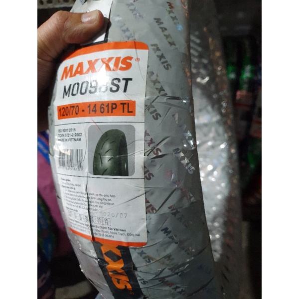Vỏ  maxxis 120/70 -14 , xe PCX
