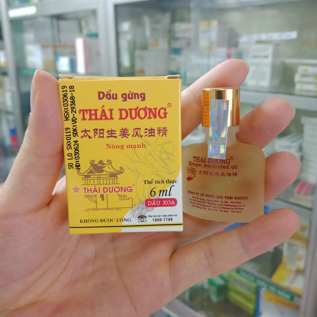 DẦU GỪNG THÁI DƯƠNG