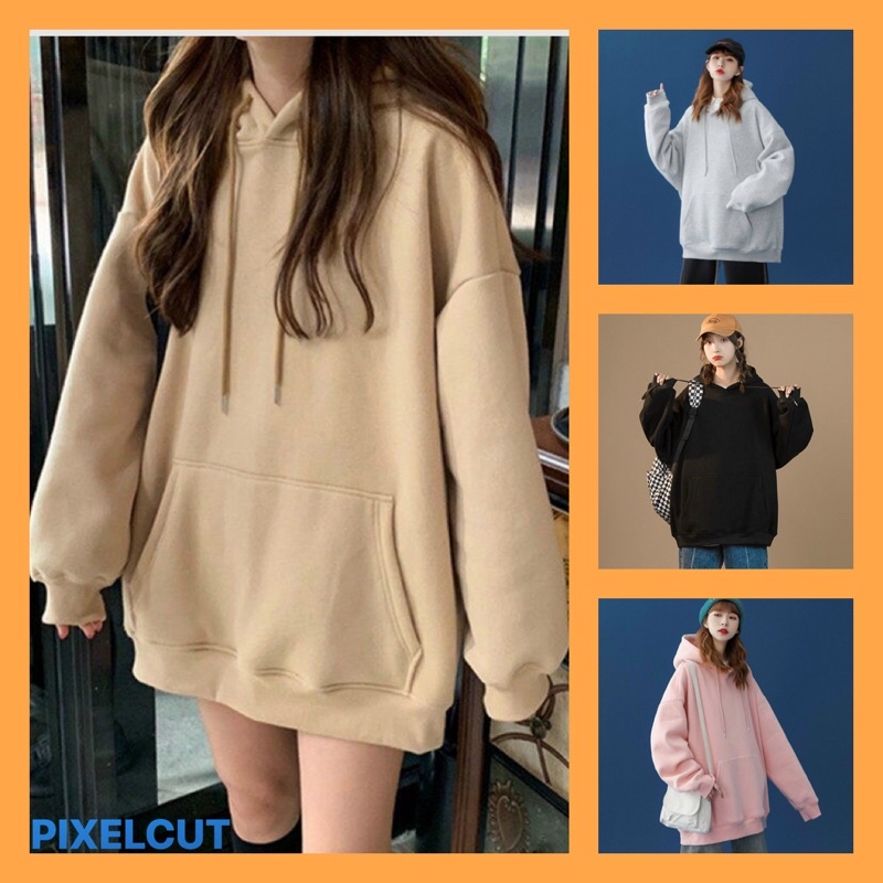 Áo khoác hoodie nón nỉ ngoại dày dặn full màu