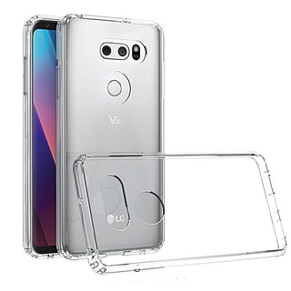 Ốp lưng chống sốc viền mầu Trắng LG V30