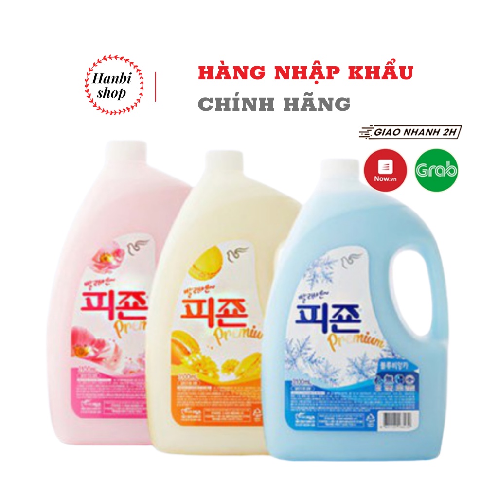 Can nước xả vải PIGEON Hàn Quốc 2.5L - Nước xả thơm lâu, an toàn cho da được chứng nhận bởi viện da liễu Hàn Quốc