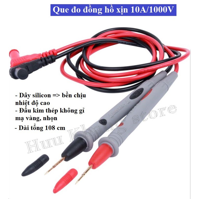 Que đo đồng hồ 10A/1000v