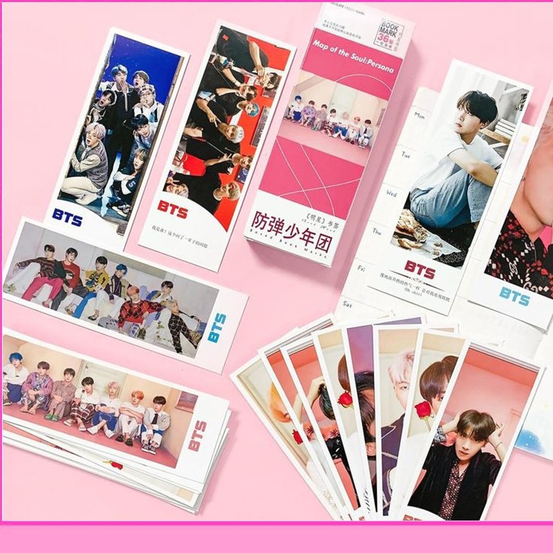 [VPP ARMY] Lẻ 1 tấm ảnh bookmark hình nhóm nhạc BTS hoặc thành viên ngẫu nhiên