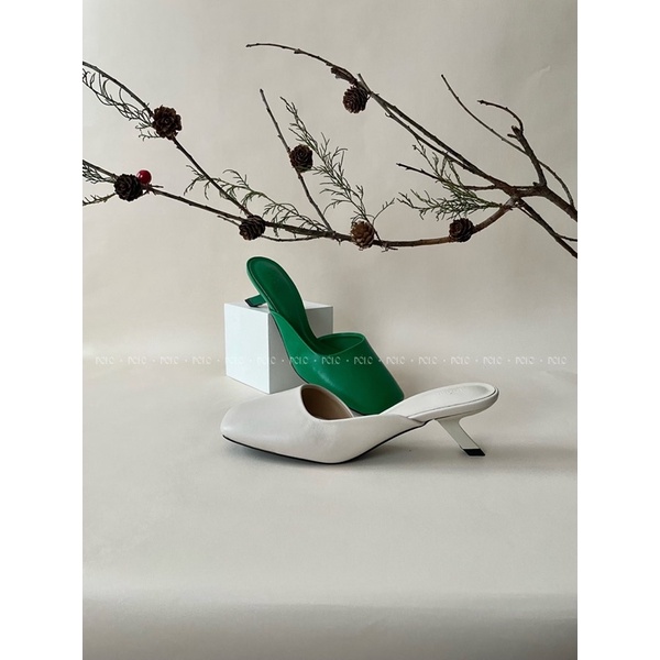 EVA HIGH HEELS - Guốc Gót Xéo