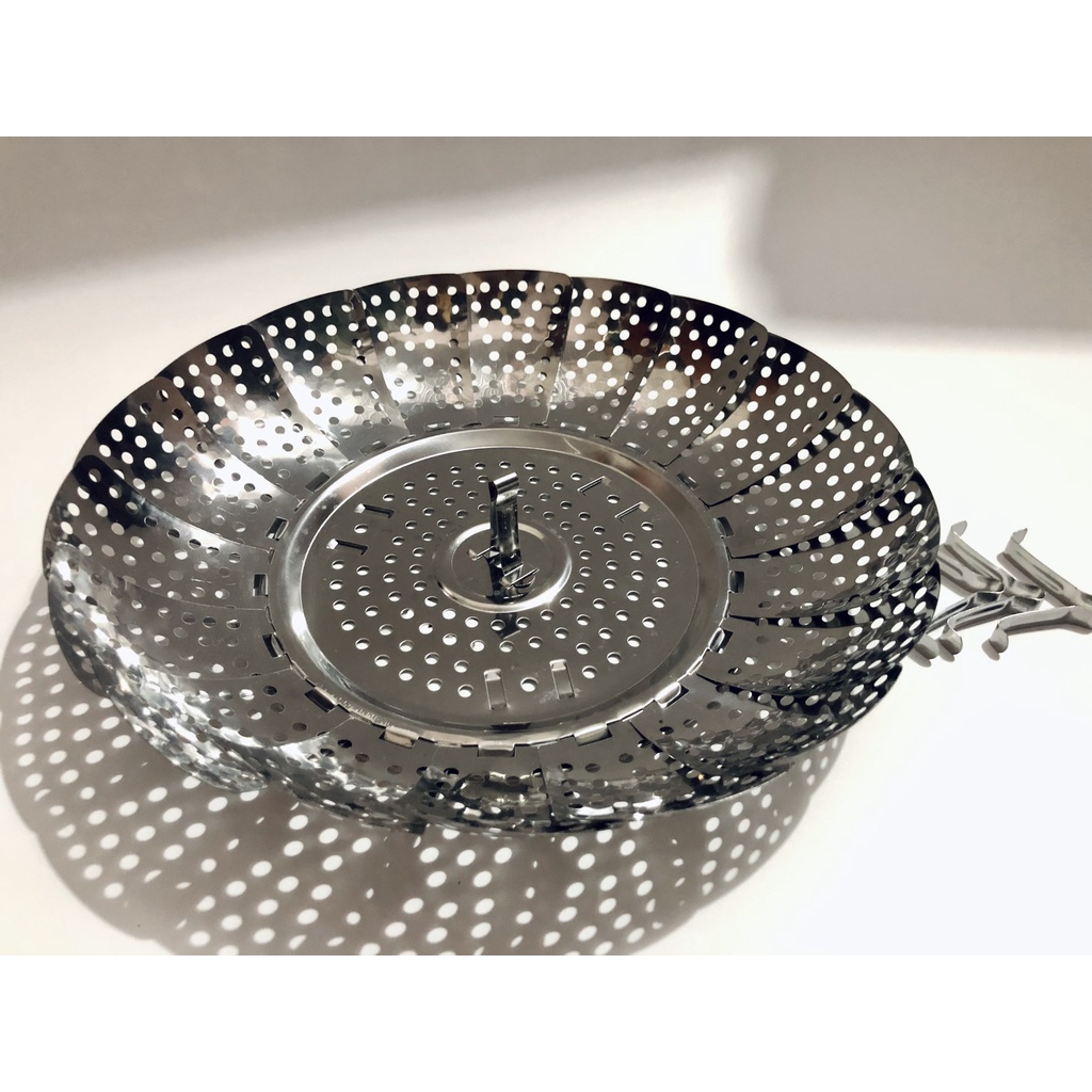 [Giá Sỉ] Vỉ Hấp Xòe, Khay Hấp Xôi Xòe Inox 304 26cm 30cm
