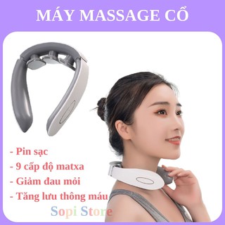 Máy Massage Cổ, Mát Xa Vai Gáy Giảm Đau Đa Năng Nhiều Cấp Độ Thông Minh
