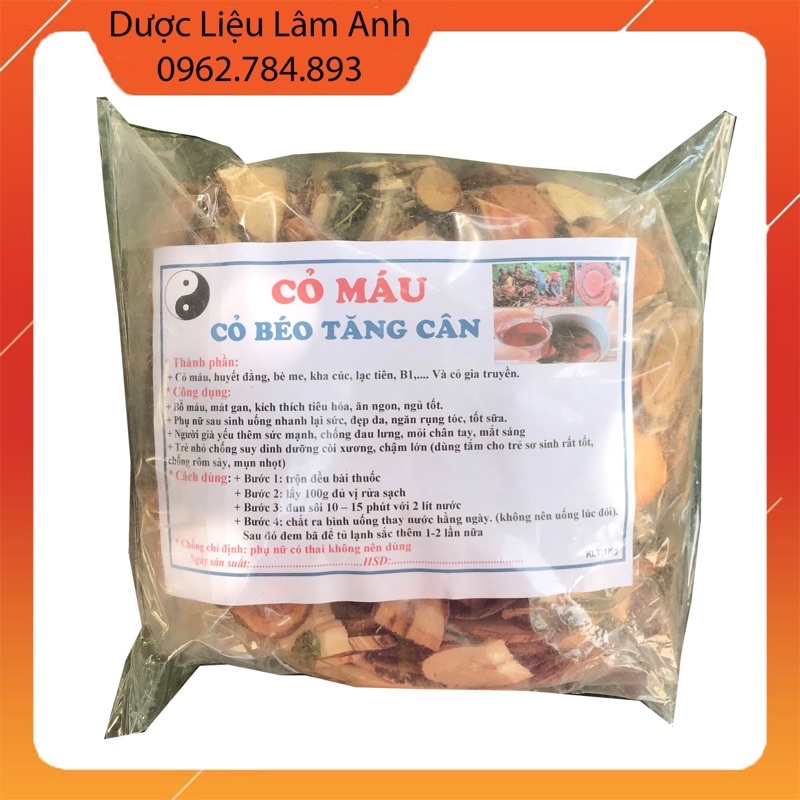 1kg Cỏ máu tăng cân