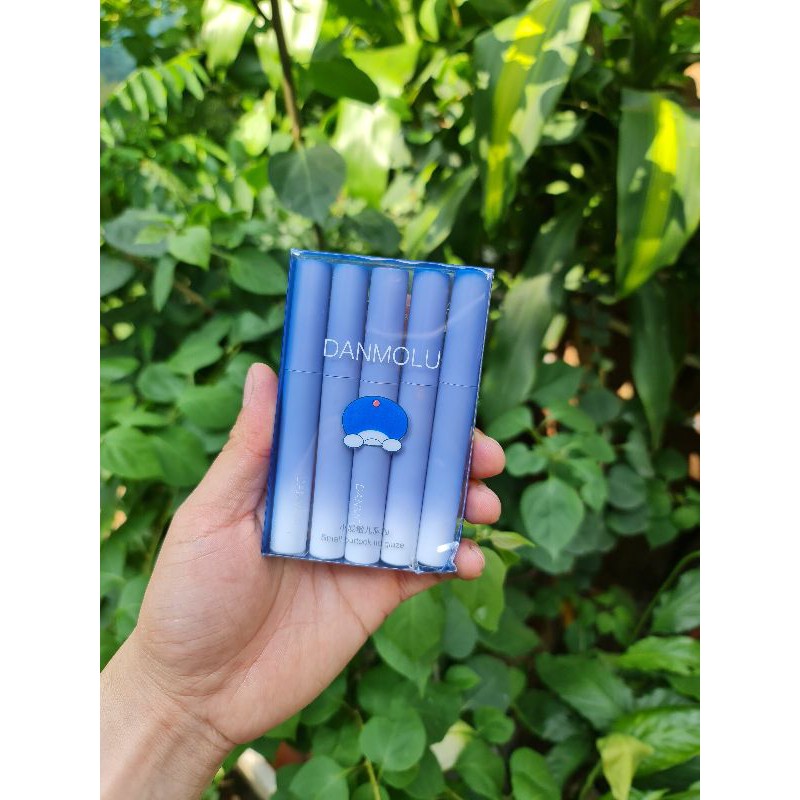Set 5 Cây Son Danmolu Nội Địa Trung- Set 5 cây Son màu đỏ- Hot trend 2021