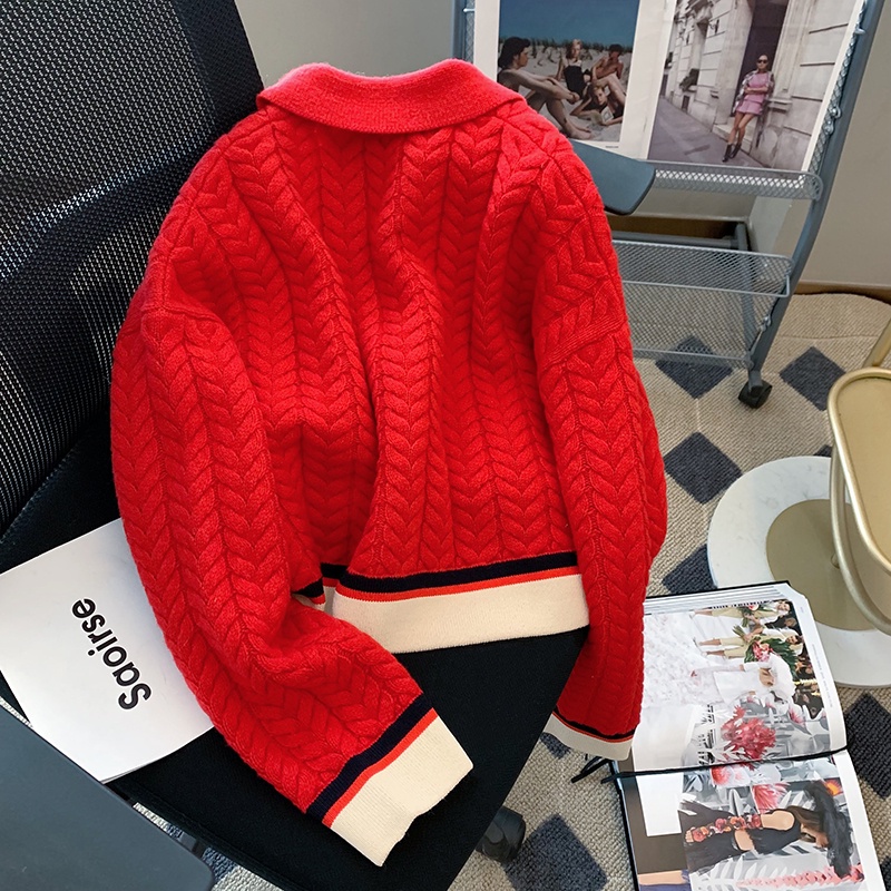 Xiaoxiang Áo Khoác Cardigan Len Dệt Kim Cao Cấp Phong Cách Pháp Thời Trang Xuân Thu 2022 Cho Nữ