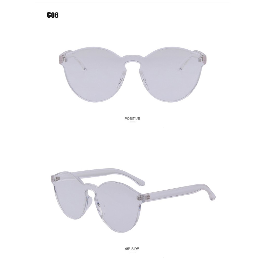 2021 Fashion Women Men's Sunglasses Cat Eye Mask Glasses Candy Color Sunglasses
