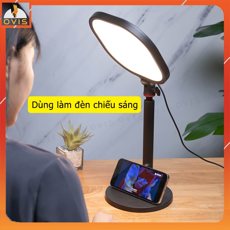 Ulanzi Vijim K7 / Vijim K9 RGB - Đèn LED Để Bàn Hỗ Trợ Làm Vlog, Video Youtube, Tik Tok