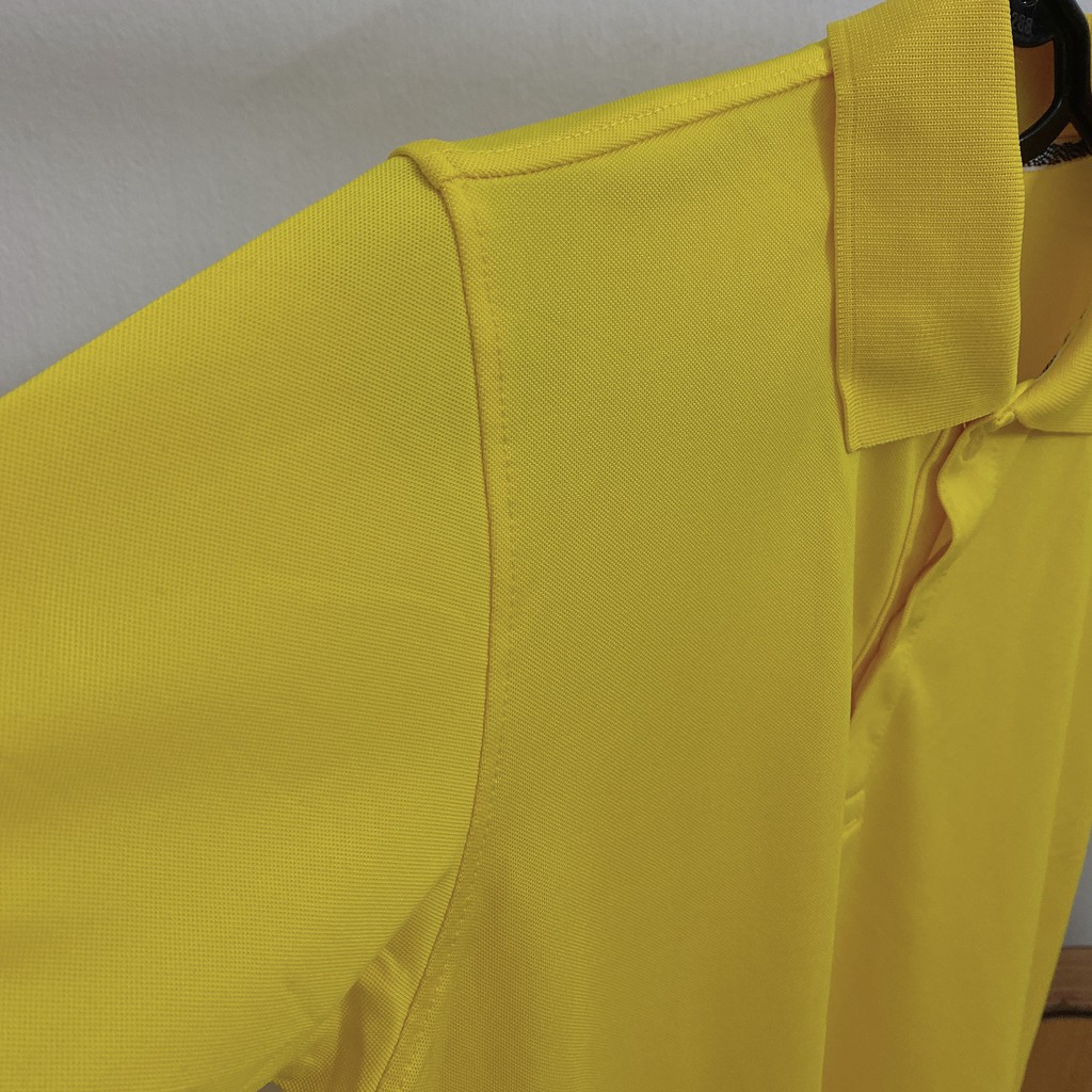 Áo thun polo nam nữ màu vàng - Áo phông trơn, đủ màu đủ size, chất vải cá sấu 4 chiều cao cáp với thiêt kế Basic….