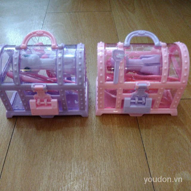 Bộ đồ chơi làm đẹp LITTLE PONY hoàn toàn mới đựng trong hộp hình rương kho báu