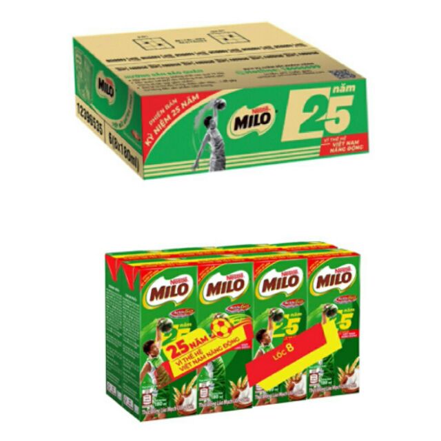 [SIÊU TIẾT KIỆM] 1 THÙNG SỮA MILO 48 HỘP 180ML